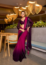 INDO SILK LUXE SATIN SAREE