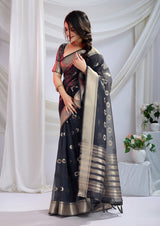 Woven Design Zari Silk Blend Saree
