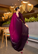 INDO SILK LUXE SATIN SAREE