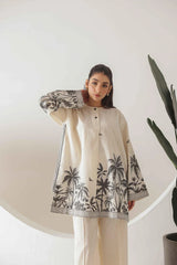 This sophisticated Cotton Co-ord Set featuring nature-inspired prints.