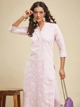 Elegant Viscose Chanderi Designer Kurta Suit Set