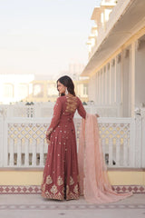 Premium Designer Readymade Gown with Dupatta