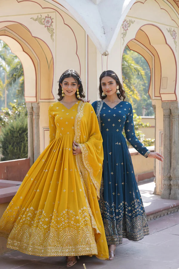 This stunning designer gown