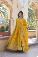 This stunning designer gown