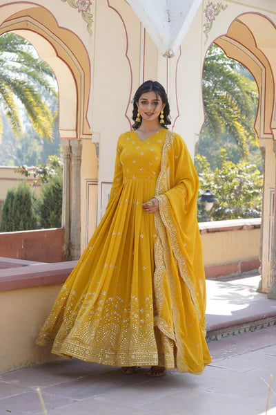 This stunning designer gown