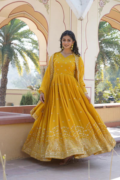 This stunning designer gown