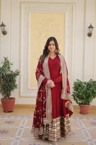 Upgrade your wardrobe with this premium designer gown