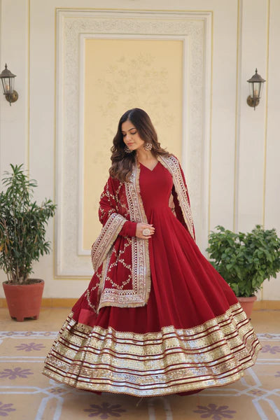 Upgrade your wardrobe with this premium designer gown