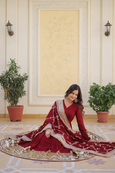 Upgrade your wardrobe with this premium designer gown