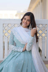 Designer Gown with Dupatta