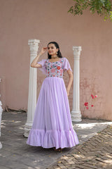 Gown is a perfect blend of elegance and charm.