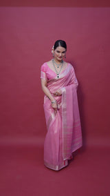 Woven Design Zari Organza Saree