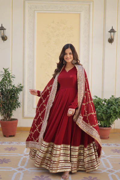 Upgrade your wardrobe with this premium designer gown